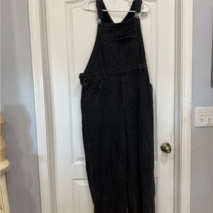Universal Thread Charcoal Denim Overalls